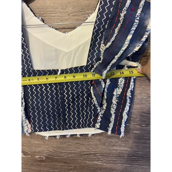 Koch Cecelia S Cropped Top See Flutter sleeve spring summer cute tank Designer - Picture 7 of 8